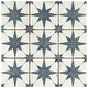 preview thumbnail 4 of 15, Merola Tile Harmonia Kings Star Blue 13" x 13" Ceramic Floor and Wall Tile