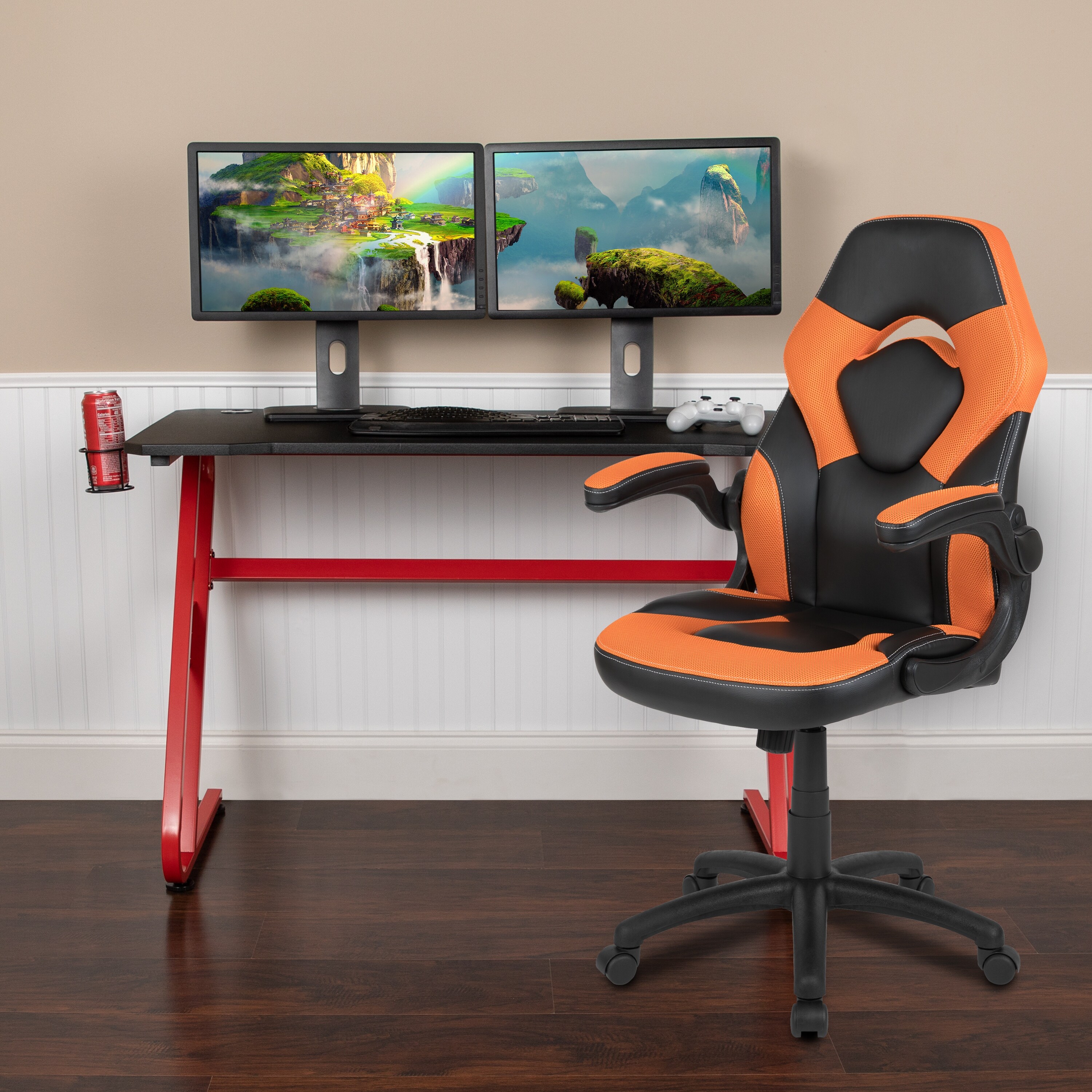 computer table and chair set