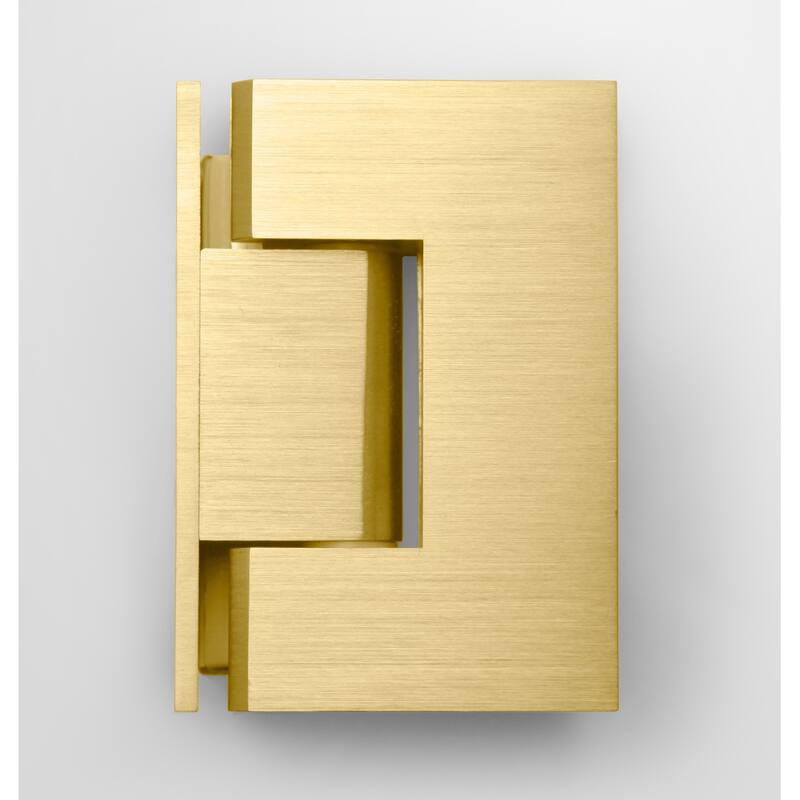 Glass Warehouse 78" x 39" x 38" Frameless 90 Degree Shower Enclosure - Wall Hinge