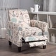 preview thumbnail 1 of 29, Darvis Floral Recliner Club Chair by Christopher Knight Home Light Beige&Blue Floral