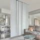 preview thumbnail 40 of 77, GoDear Design 99.99% Blackout & Sheer Natural Woven Adjustable Sliding Panel Track Blinds, Vertical Blinds, 45.8"- 86" W x 96" L Topaz