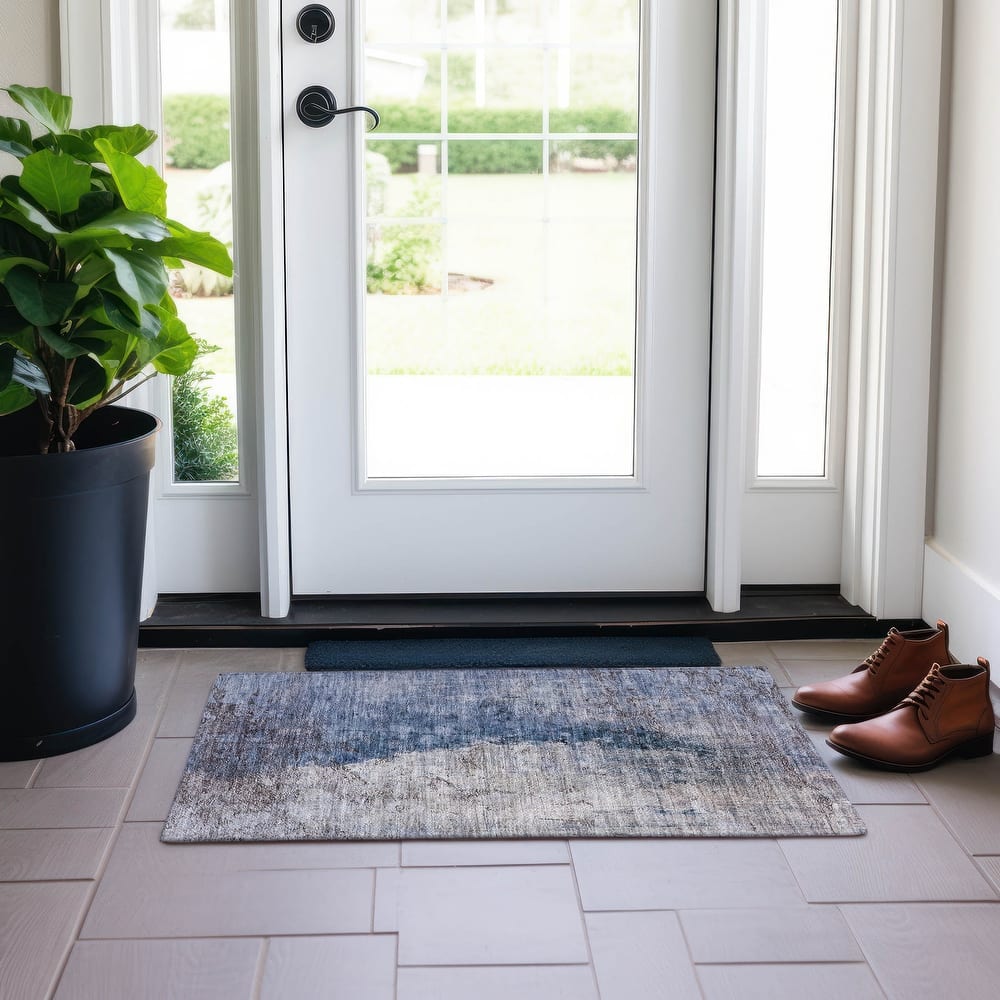 Machine Washable Indoor/ Outdoor Chantille Modern Impressions Rug