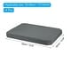 preview thumbnail 15 of 16, 4 Pcs Chair Seat Covers Rectangle, Stretch Rectangle Bar Stool Covers Light Grey