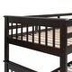 preview thumbnail 33 of 40, Twin-Over-Full Bunk Bed Storage Bed Frame with Stairway, Drawer, Storage and Guard Rail for Bedroom, Dorm, for Adults