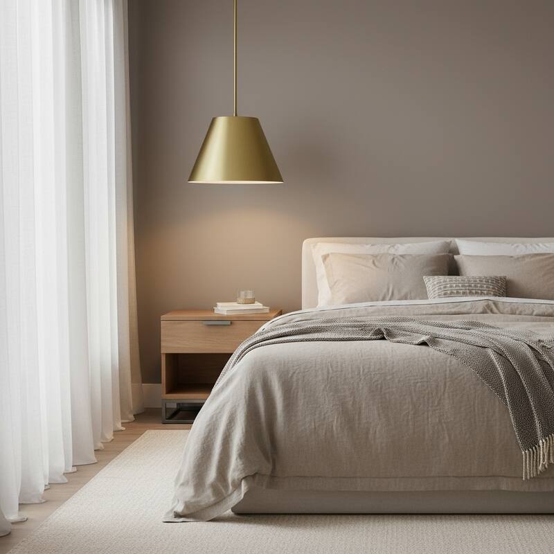 16 inch Integrated LED Pendant Light Diameter 5 Color Temperature Dimmable