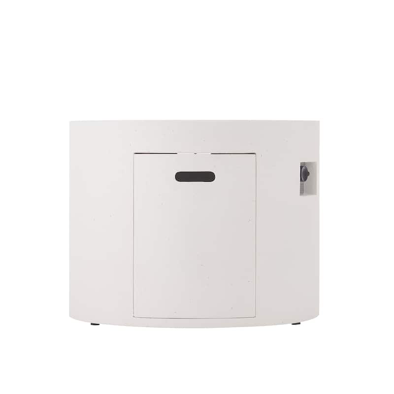 Aidan Outdoor Circular Propane Fire Pit by Christopher Knight Home