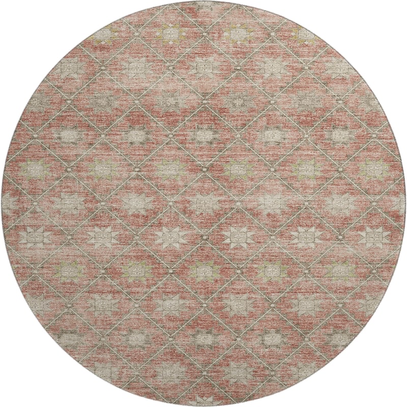 Premium Washable Super Soft Boho Trellis Mayfield Rug