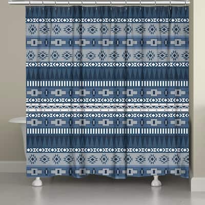 Laural Home Sedona Canyon Blue Shower Curtain