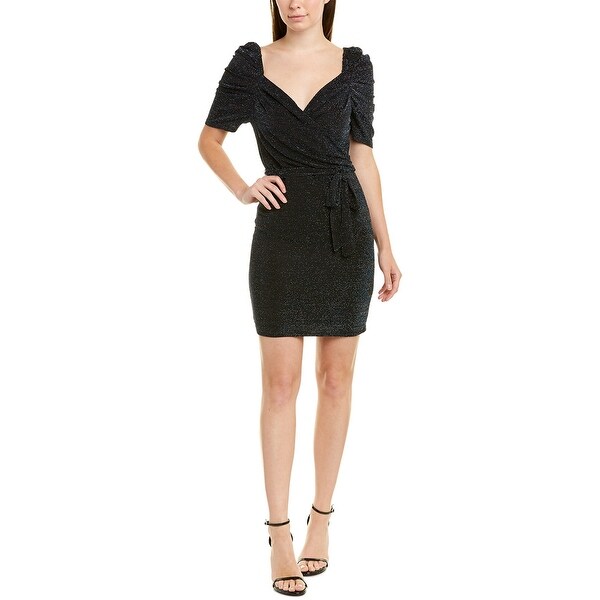 puff sleeve cocktail dress