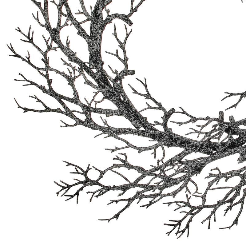 28" Haunted Branch Wreath
