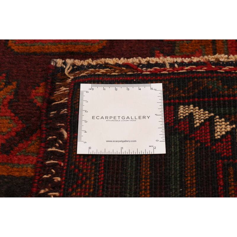 Teimani Red Rug 3'11" x 6'9" - 3'11 x 6'9
