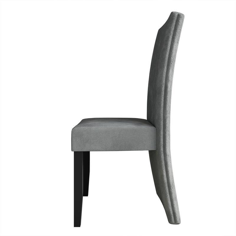 CraftPorch Corduroy Mid-Century Modern 4 Piece Dining Chair