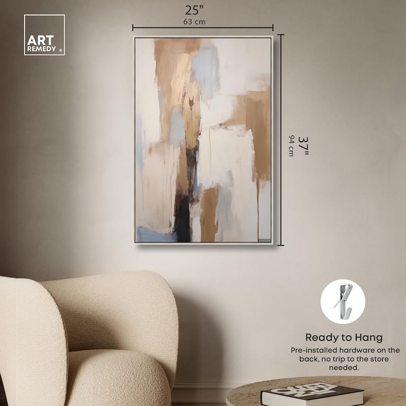 Sandstone Stillness I Canvas by Art Remedy