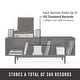 preview thumbnail 12 of 11, Crosley Liam Large Record Player Stand With Vinyl Storage - 22.25"H x 60'W x 15.75"D