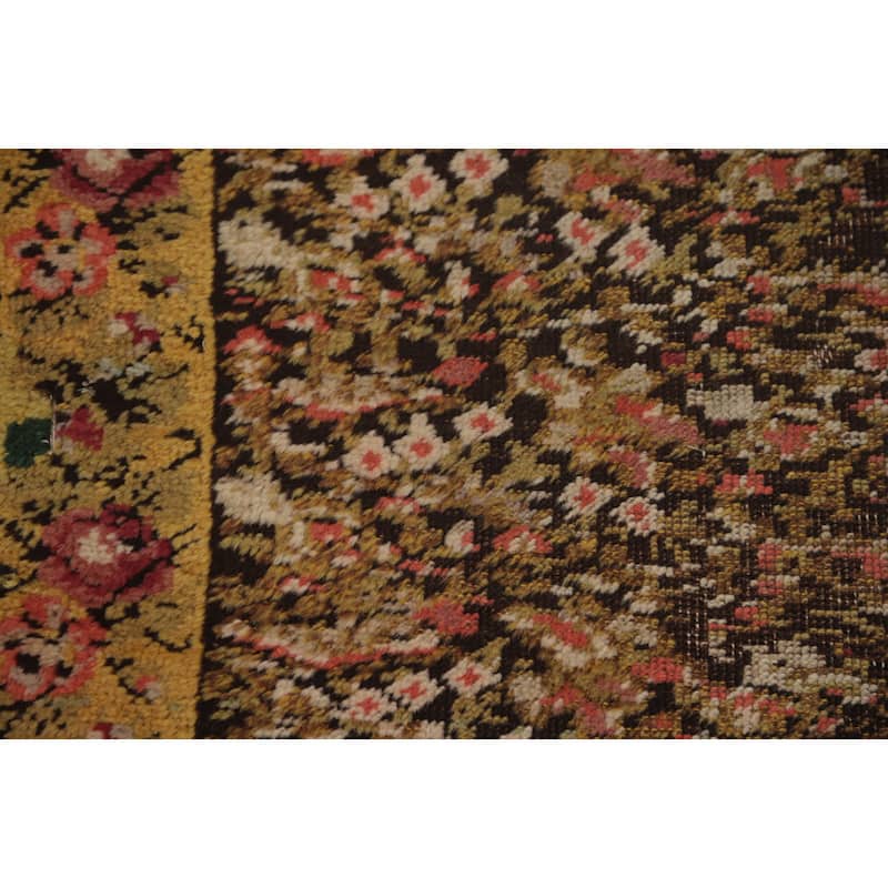 Hand Knotted Oriental 100% Wool Carpet Traditional All-Over Multi-Colored Bakhtiari Runner Rug - 14' 4'' X 3' 5''