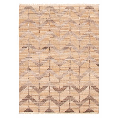 Ankara FW Tan Kilim 5'3" x 7'6" - 5'3 x 7'6