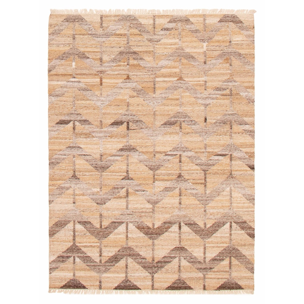 Ankara FW Tan Kilim 5'3" x 7'6" - 5'3 x 7'6