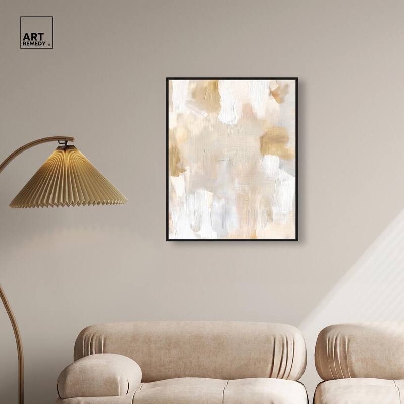 Beige and Cream I Canvas by Art Remedy