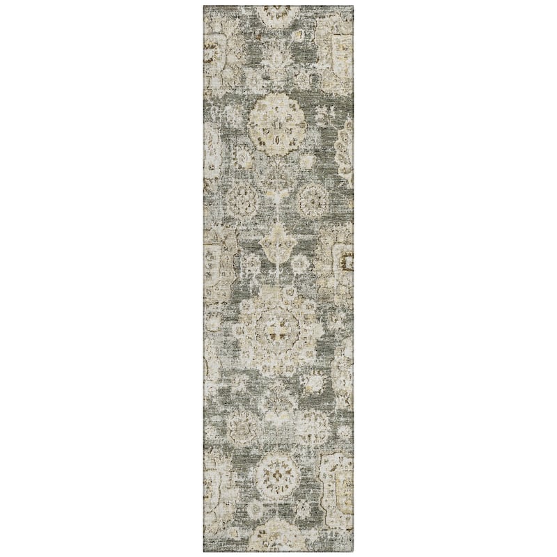 Machine Washable Indoor/ Outdoor Chantille Persian Vintage Rug