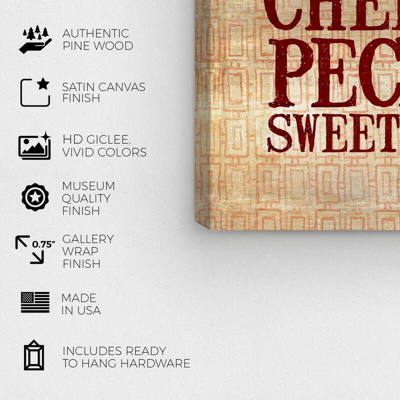Wynwood Studio 'Thanksgiving Pies' Holiday and Seasonal Wall Art Canvas Print Holidays - Red, Brown