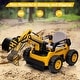 preview thumbnail 20 of 22, Kids Ride-On Electric Excavator Digger with Remote Control & Digging Arm
