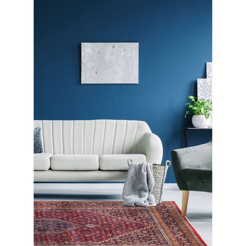 ECARPETGALLERY Hand-knotted Bijar Red Wool Rug - 3'11 x 6'0