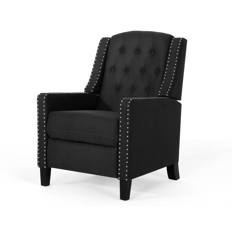 Roomfitters Classic Fabric Push Back Chair, Elegant Recliner for Living Room, Bedroom