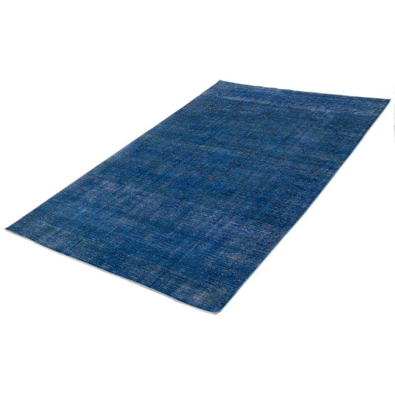 ECARPETGALLERY Hand-knotted Color Transition Blue Wool Rug - 6'10 x 10'4
