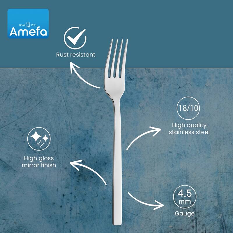 Amefa Cube 20 piece Premium Stainless Steel Flatware Set