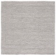 preview thumbnail 98 of 113, SAFAVIEH Handmade Natura Gerta Wool Rug 6' Square - Silver