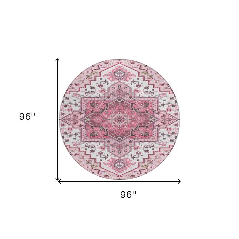 HomeRoots Oriental Traditional Rectangle Outdoor Rug