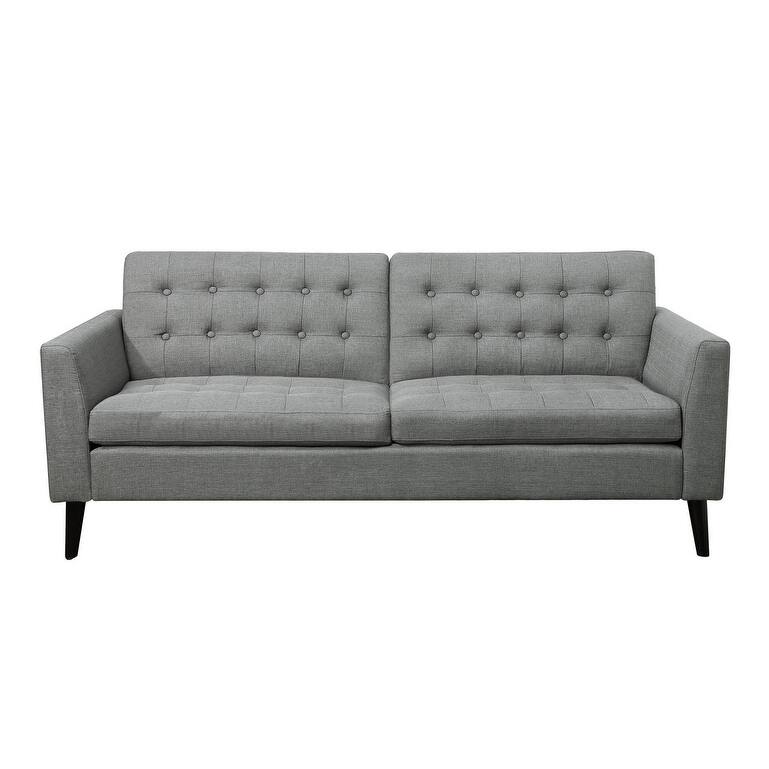 Moser Bay Estrella Multicolor Tufted Square Arm Loveseat 33 inches Wide - Grey