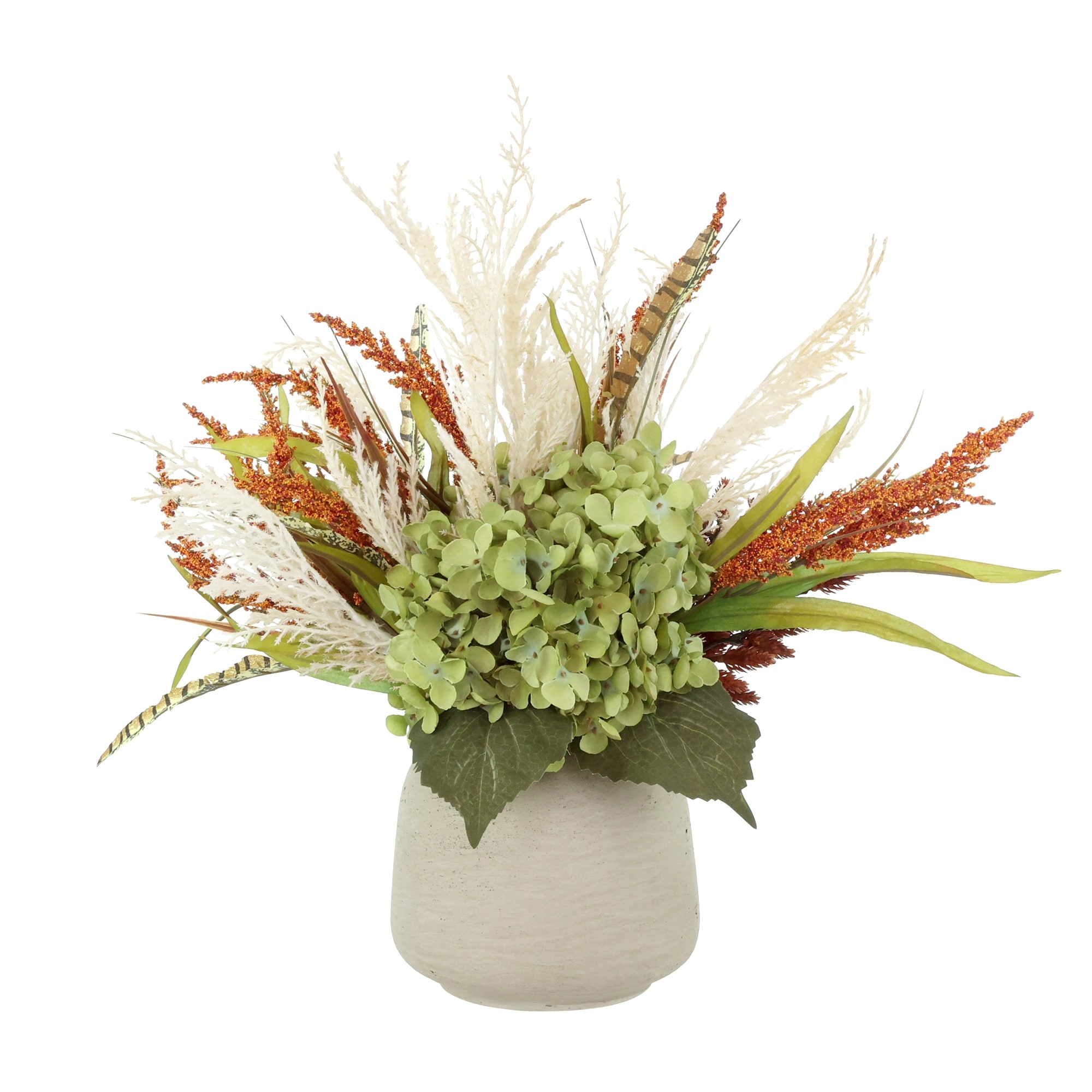 Fall Arrangement in Fiberstone Pot
