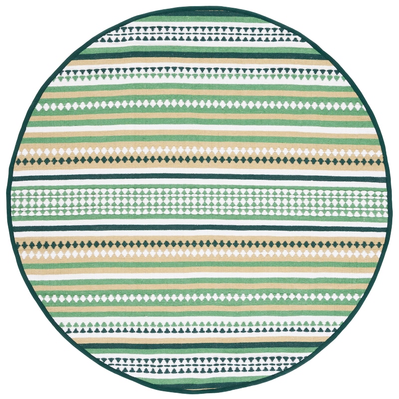 SAFAVIEH Handmade Natural Fiber Hanane Zwantje Stripe Jute Rug