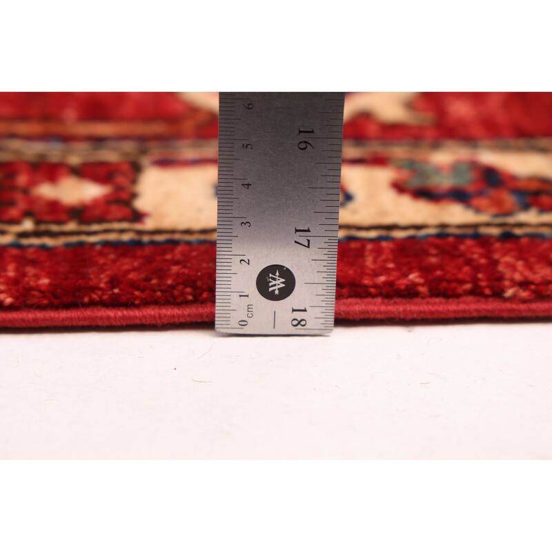 ECARPETGALLERY Hand-knotted Aryana Red Wool Rug - 8'2 x 10'3