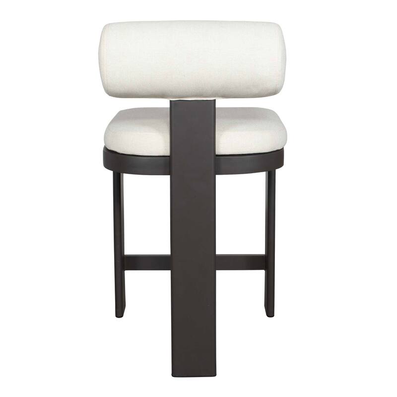 Uttermost Bolster Back Outdoor Stool