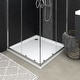 preview thumbnail 12 of 33, vidaXL Shower Base Tray with Dots White ABS 31.5" x 31.5" x 1.6"