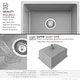 preview thumbnail 9 of 25, STYLISH 22 inch Composite Granite Dual Mount Kitchen Sink - 22" x 17.5" x 8.25"