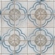 preview thumbnail 13 of 14, Merola Tile Kings Root Blossom 17-5/8" x 17-5/8" Ceramic Floor and Wall Tile Sample swatch