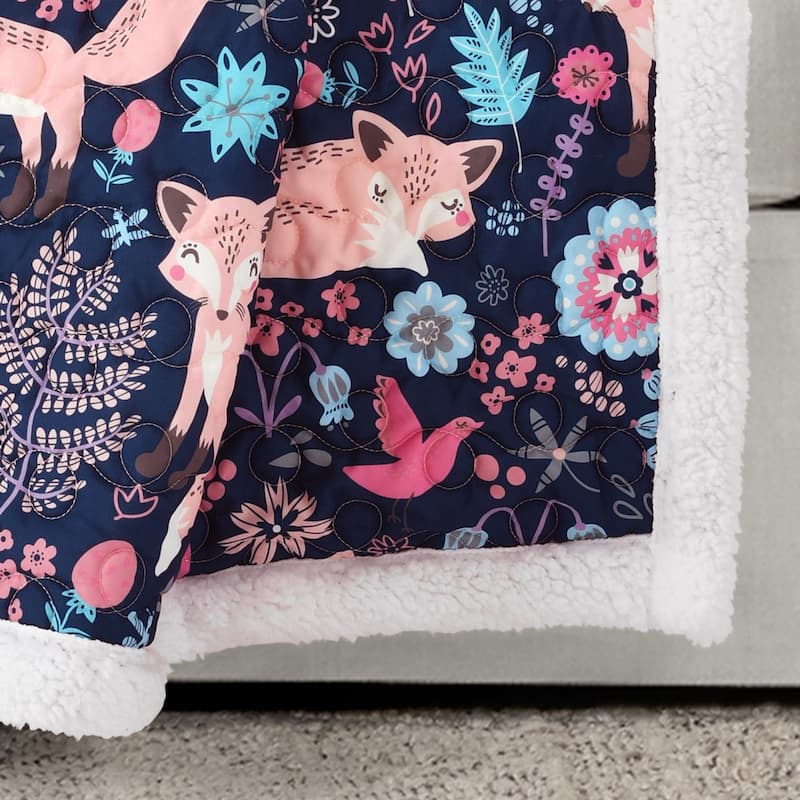 Lush Decor Pixie Fox Sherpa Throw