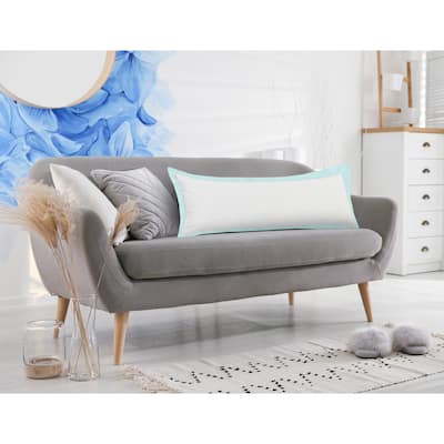 Sevita Icy Empire Bordered Throw Pillow