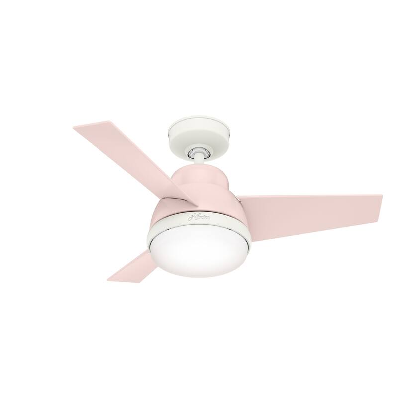 Hunter 36" Valda Ceiling with LED Light and Handheld Remote - Exclusive SureSpeed!