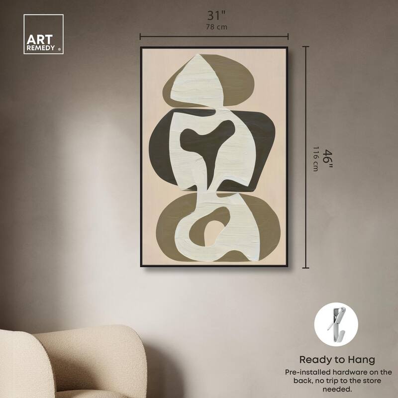 Shapes of Sage II Canvas by Art Remedy