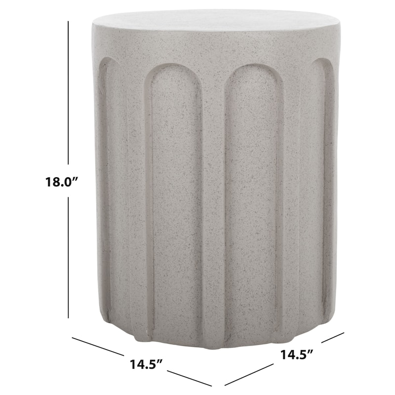 SAFAVIEH Nikolaus Accent Table (Fully Assembled) - 15"W x 15"D x 18"H