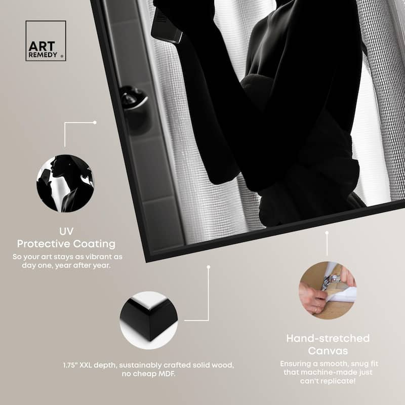 Bathroom Jam Session Canvas by Art Remedy