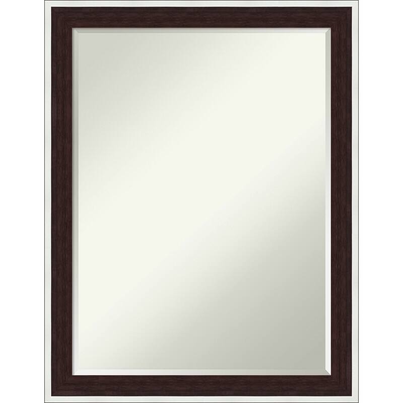 Maya Half-Inch-Bevel Framed Bathroom Vanity Wall Mirror
