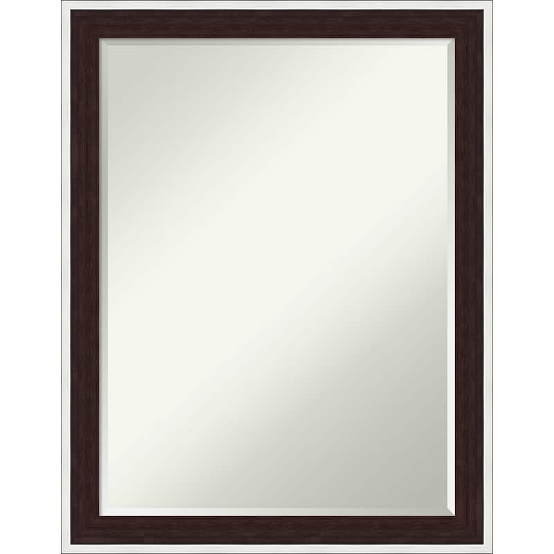 Maya Half-Inch-Bevel Framed Wall Mirror