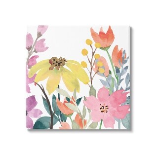 Stupell Soft Floral Garden Canvas Wall Art Design by Kim Allen - Bed ...