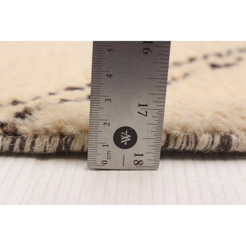 ECARPETGALLERY Hand-knotted Pak Finest Marrakesh Cream Wool Rug - 8'1 x 10'5