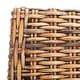 preview thumbnail 7 of 8, SAFAVIEH St. Thomas Wicker Brown Sloping Arm Chair (Set of 2) - 20" x 24" x 39"